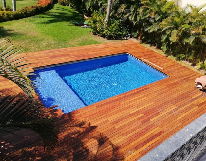 Piscina despues remodelacion Derca arquitectos en vallarta