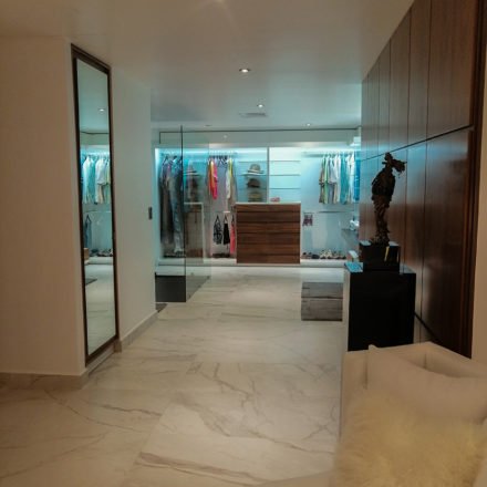 pasillo despues Calakmul remodelacion en vallarta Derca arquitectos