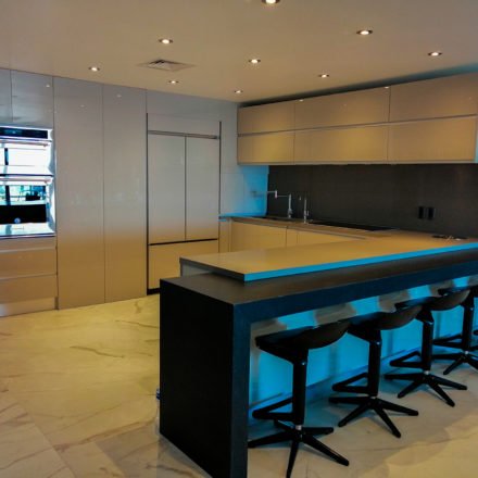 cocina de Calakmul terminada remodelacion Derca arquitectos