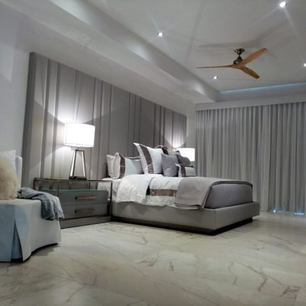 recamara principal despues de decoracion Calakmul Derca arquitectos