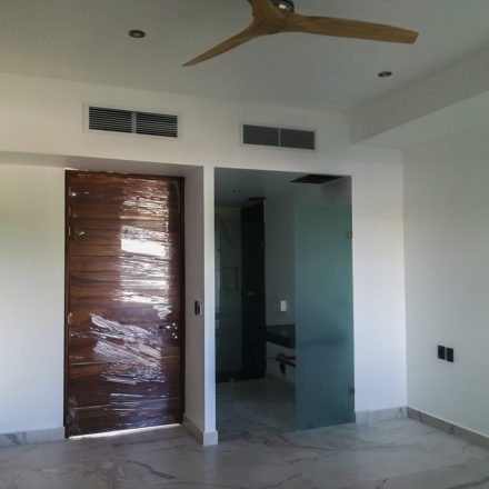 recamara antes de decorar vacia Calakmul Derca arquitectos